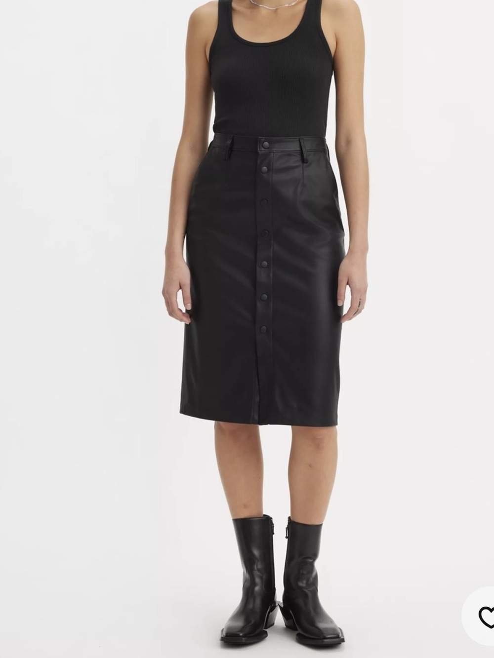 Levi’s Faux Leather Skirt